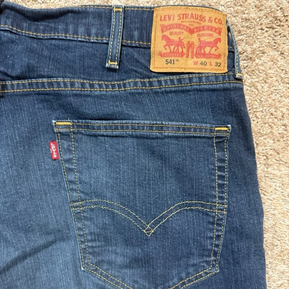 Levis 541 Jeans Mens Size 40 X 32 Strauss Athletic Americana Smart Casual